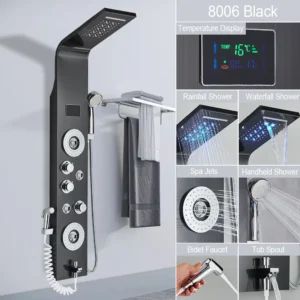 Bathroom Jet Shower Column System