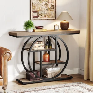Console Table, 4-Tier Entryway Table