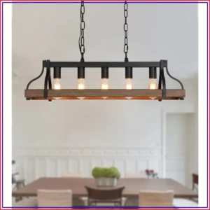 Farmhouse Linear Chandelier