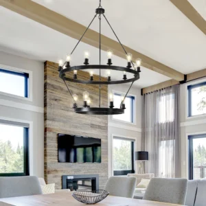 Large 2-Tier Chandelier